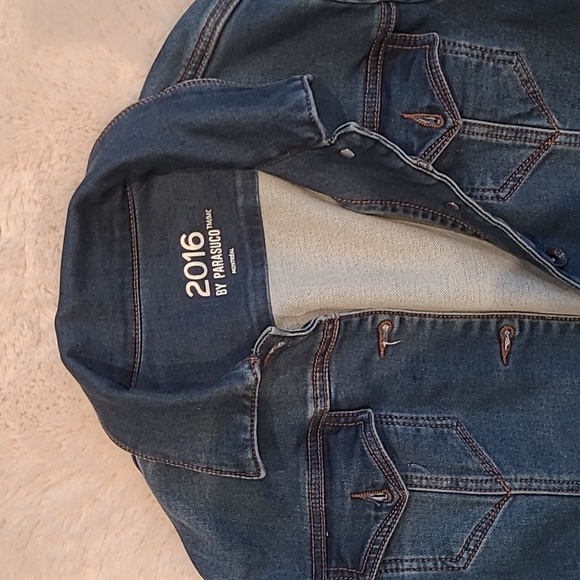 Oversized Faux Denim Jacket - Picture 7 of 7